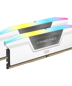 RAM CORSAIR VENGEANCE RGB 64GB (2x32GB) DDR5 5600Mhz White (CMH64GX5M2B5600C40W)