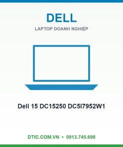 Laptop Dell 15 DC15250 DC5I7952W1 (Intel Core i7-1355U | 16GB | 512GB | Intel Graphics | 15.6 inch FHD IPS | Win 11 | OfficeHome24 | OS365 | Bạc)