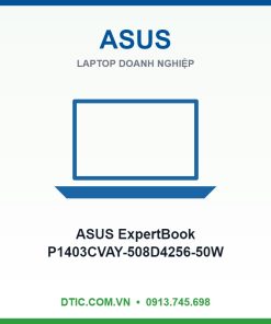 Laptop ASUS ExpertBook P1403CVAY-508D4256-50W (Intel Core 5 Processor 210H | Intel Graphic | 14 inch FHD 60Hz | 8GB | 256GB | Win 11 | Xám)