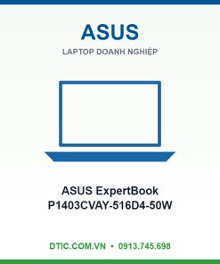 Laptop ASUS ExpertBook P1403CVAY-516D4-50W (Intel Core 5 Processor 210H | Intel Graphics | 14 inch FHD 60Hz | 16 GB | 512GB | Win 11 | Xám)