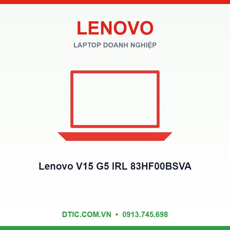 Laptop Lenovo V15 G5 IRL 83HF00BSVA (Intel Core i5-13420H | 16GB | 512GB | Intel UHD | NoOS | Xám) Laptop Lenovo V15 G5 IRL 83HF00BSVA (Intel Core i5-13420H | 16GB | 512GB | Intel UHD | NoOS | Xám)