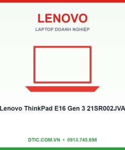 Laptop Lenovo ThinkPad E16 Gen 3 21SR002JVA (Intel Core Ultra 5 225U | 16GB | 512GB | Intel Graphics | 16 inch WUXGA IPS 60Hz | NoOS | Đen)