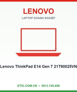 Laptop Lenovo ThinkPad E14 Gen 7 21T90025VN (Intel Core 7 240H | Intel Graphics | 14 inch WUXGA 60Hz | 16GB | 512GB | Win 11 | Đen)
