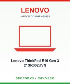 Laptop Lenovo ThinkPad E16 Gen 3 21SR002UVN (Core Ultra 7 255H | 16GB | 512GB | Intel Graphics | 16 inch WUXGA IPS 60Hz | Win 11 | Đen)