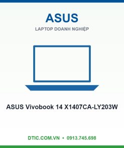 Laptop ASUS Vivobook 14 X1407CA-LY203W (Intel Core Ultra 5 Processor 225H | Intel Graphics | 14 inch WUXGA | 16GB | 512GB | Win 11 | Bạc)