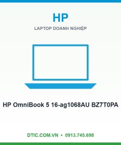 Laptop HP OmniBook 5 16-ag1068AU BZ7T0PA (AMD Ryzen AI 5 340 | AMD Radeon 840M | 16 inch WUXGA | Touch | 16 GB | 512 GB | Windows 11 Home | Office | Bạc)
