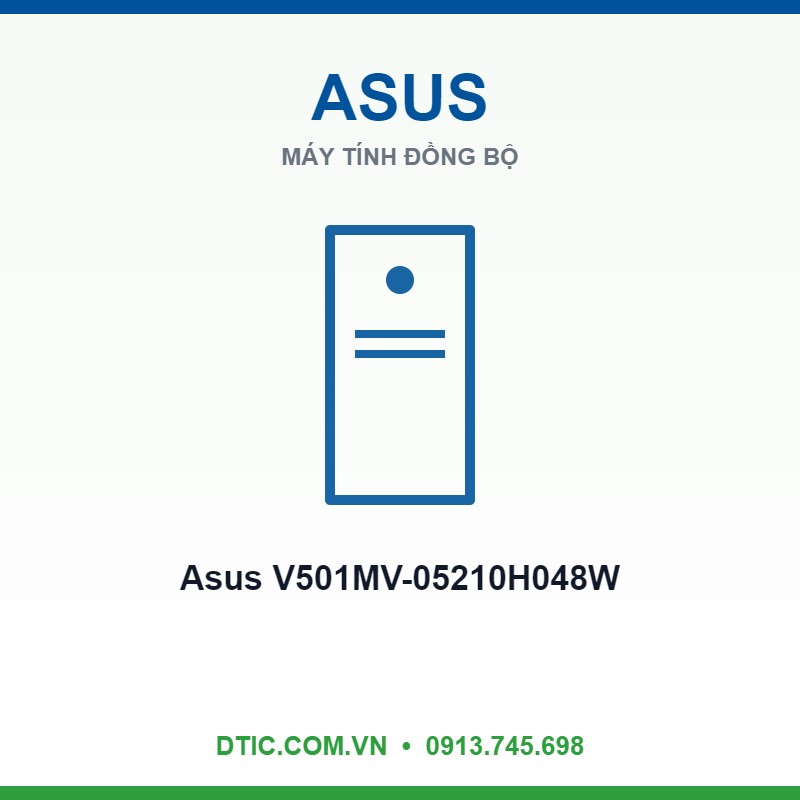 Máy tính để bàn Asus V501MV-05210H048W (Intel Core 5 210H | 8GB | 512GB SSD | Wifi + BT | Key/ Mouse | Win11 | 2Y) Máy tính để bàn Asus V501MV-05210H048W (Intel Core 5 210H | 8GB | 512GB SSD | Wifi + BT | Key/ Mouse | Win11 | 2Y)