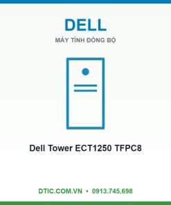 Máy tính để bàn đồng bộ Dell Tower ECT1250 TFPC8 (Intel Core i3-14100 | 8GB | 512GB SSD | KB Copilot | M | Win 11SL | Đen)