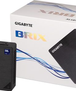 PC mini Gigabyte BRIX (GB-BRU5-225H) 6BXARH5SWMR (Ultra5 225H/2xD5-6400/2xNVMe/2xHDMI/1xUSB4/WF7/BT/1xLAN/VESA/nOS/ĐEN)