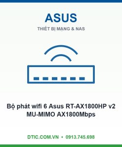 Bộ phát wifi 6 Asus RT-AX1800HP v2 MU-MIMO AX1800Mbps (Xuyên tường) - Router WiFi có thể mở rộng,