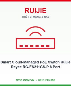 Smart Cloud-Managed PoE Switch Ruijie Reyee RG-ES211GS-P 8 Port