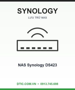 Thiết bị lưu trữ NAS Synology DS423 (2 GB DDR4 | 4 khay ổ cứng + M.2 2280 NVMe SSD )