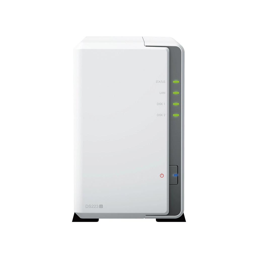 Thiết bị lưu trữ NAS Synology DS223J (1GB DDR4, 2 khay) Thiết bị lưu trữ NAS Synology DS223J (1GB DDR4, 2 khay)