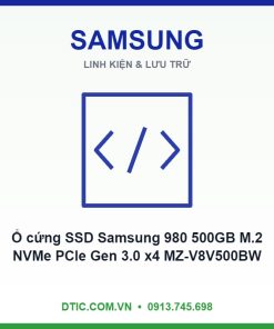 Ổ cứng SSD Samsung 980 500GB M.2 NVMe PCIe Gen 3.0 x4 MZ-V8V500BW