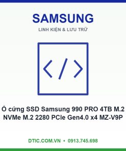Ổ cứng SSD Samsung 990 PRO 4TB M.2 NVMe M.2 2280 PCIe Gen4.0 x4 MZ-V9P4T0BW