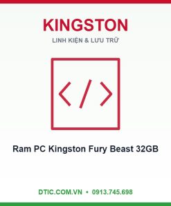 Ram PC Kingston Fury Beast 32GB (2x16GB) DDR5 5600Mhz (KF556C40BBK2-32WP)