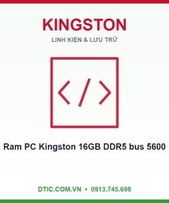Ram PC Kingston 16GB DDR5 bus 5600 (KVR56U46BS8-16WP)