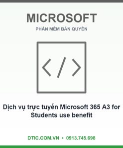 Dịch vụ trực tuyến Microsoft 365 A3 for Students use benefit (Education Student Pricing) - Annual