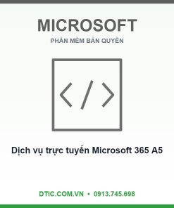 Dịch vụ trực tuyến Microsoft 365 A5 (Education Faculty Pricing) - Annual