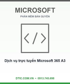 Dịch vụ trực tuyến Microsoft 365 A3 (Education Faculty Pricing) - Annual