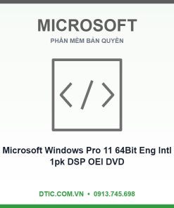 Phần mềm Microsoft Windows Pro 11 64Bit Eng Intl 1pk DSP OEI DVD (FQC-10528)