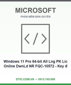 Phần mềm Windows 11 Pro 64-bit All Lng PK Lic Online DwnLd NR FQC-10572 - Key điện tử