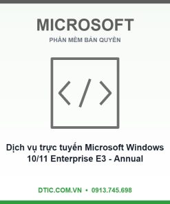 Dịch vụ trực tuyến Microsoft Windows 10/11 Enterprise E3 - Annual