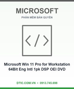Phần mềm Microsoft Win 11 Pro for Workstation 64Bit Eng Intl 1pk DSP OEI DVD (HZV-00101)