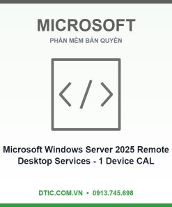 Phần mềm Microsoft Windows Server 2025 Remote Desktop Services - 1 Device CAL
