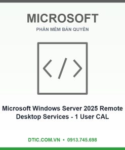 Phần mềm Microsoft Windows Server 2025 Remote Desktop Services - 1 User CAL