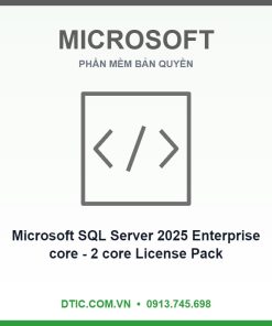 Phần mềm Microsoft SQL Server 2025 Enterprise core - 2 core License Pack