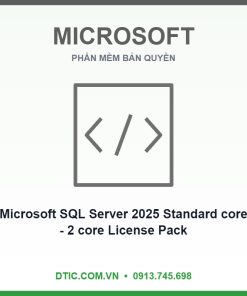 Phần mềm Microsoft SQL Server 2025 Standard core - 2 core License Pack
