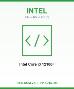 CPU Intel Core i3 12100F (Intel LGA1700 - 4 Core - 8 Thread - Base 3.3Ghz - Turbo 4.3Ghz - Cache 12MB - No iGPU)