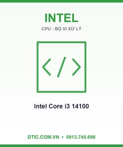 CPU Intel Core i3 14100 (Intel LGA1700 - 4 Core - 8 Thread - Base 3.5Ghz - Turbo 4.7Ghz - Cache 12MB)