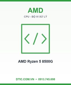 CPU AMD Ryzen 5 8500G (AMD AM5 - 6 Core - 12 Thread - Base 3.5Ghz - Turbo 5.0Ghz - Cache 22MB)