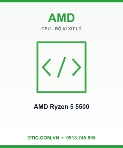 CPU AMD Ryzen 5 5500 (AMD AM4 - 6 Core - 12 Thread - Base 3.6Ghz - Turbo 4.2Ghz - Cache 19MB - No iGPU)