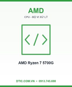 CPU AMD Ryzen 7 5700G (AMD AM4 - 8 Core - 16 Thread - Base 3.8Ghz - Turbo 4.6Ghz - Cache 20MB) (Tray chính hãng kèm tản nhiệt)