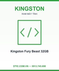 Ram PC Kingston Fury Beast 32GB (2x16GB) DDR5 5600Mhz (KF556C40BBK2-32WP)