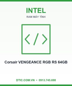 RAM Corsair VENGEANCE RGB RS 64GB (2x32GB) DDR5 6000Mhz Intel XMP & AMD Expo CMG64GX5M2D6000Z40