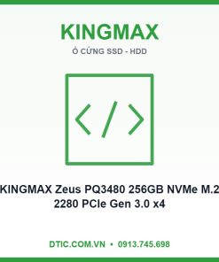 Ổ cứng SSD KINGMAX Zeus PQ3480 256GB NVMe M.2 2280 PCIe Gen 3.0 x4