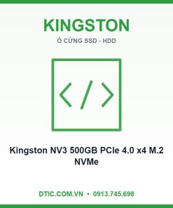 Ổ cứng SSD Kingston NV3 500GB PCIe 4.0 x4 M.2 NVMe (SNV3S/500G)