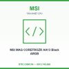 Tản nhiệt khí MSI MAG COREFROZR AA13 Black ARGB