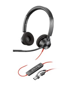 Tai nghe có dây Poly BW 3320 Stereo -M USB-C HS +USB-C/A - 8X220AA