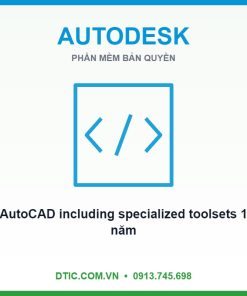 Autodesk AutoCAD including specialized toolsets (1 người dùng/12 tháng)