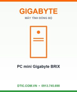 PC mini Gigabyte BRIX (GB-BRU5-225H) 6BXARH5SWMR (Ultra5 225H/2xD5-6400/2xNVMe/2xHDMI/1xUSB4/WF7/BT/1xLAN/VESA/nOS/ĐEN)