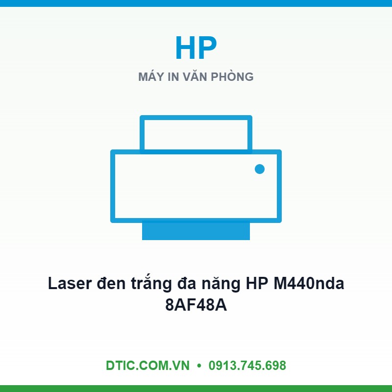 Máy in Laser đen trắng đa năng HP M440nda 8AF48A (In đảo mặt, Scan ADF 2 mặt, Copy, A3, USB, LAN)
