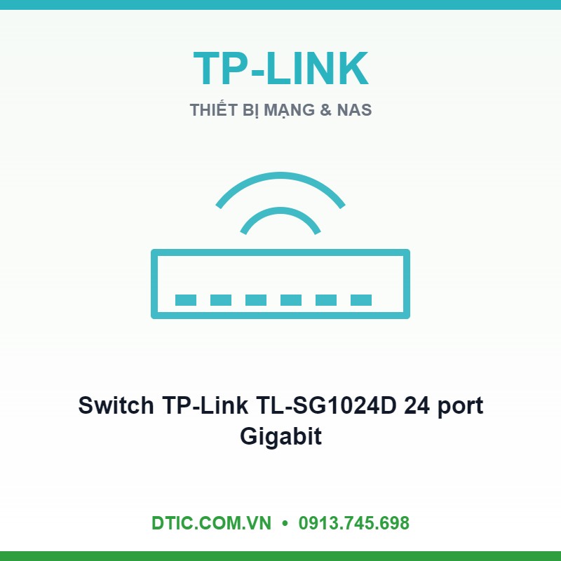 Switch TP-Link TL-SG1024D 24 port Gigabit