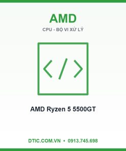 CPU AMD Ryzen 5 5500GT (AMD AM4 - 6 Core - 12 Thread - Base 3.6Ghz - Turbo 4.4Ghz - Cache 19MB) (Tray chính hãng kèm tản nhiệt)
