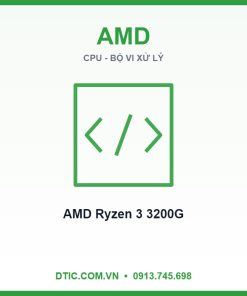 CPU AMD Ryzen 3 3200G (AMD AM4 - 4 Core - 4 Thread - Base 3.6Ghz - Turbo 4.0Ghz - Cache 6MB) (Tray chính hãng kèm tản nhiệt)