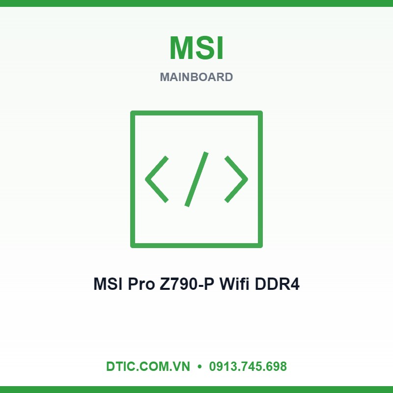 Mainboard MSI Pro Z790-P Wifi DDR4
